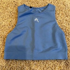 Blue Sleeveless Women's Top